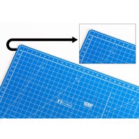 Skæremåtte - blue - DIN A3